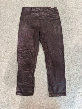 lululemon athletica Metallic Plum High-Rise Leggings